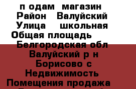 пpодам  магазин  › Район ­ Валуйский › Улица ­  школьная › Общая площадь ­ 147 - Белгородская обл., Валуйский р-н, Борисово с. Недвижимость » Помещения продажа   . Белгородская обл.